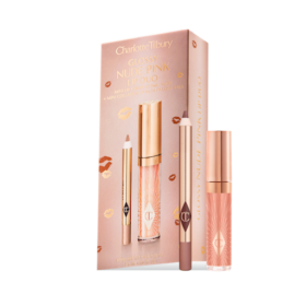 DUET BŁYSZCZĄCYCH POMADEK W ODCIENIU NUDE PINK