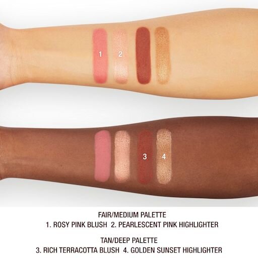 HOLLYWOOD BLUSH & GLOW GLIDE PALETTE LIGHT TO MEDIUM