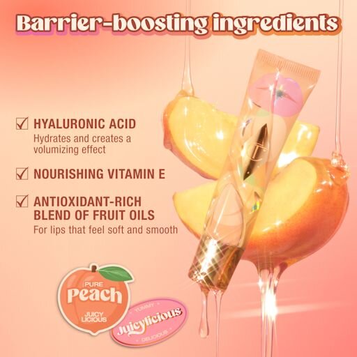 NIEREALNE USTA ZDROWY BLASK NEKTAROWY OLEJEK JUICYLICIOUS PURE PEACH