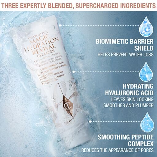 ZESTAW DO PIELĘGNACJI SKÓRY CHARLOTTE’S MAGIC HYDRATION REVIVAL DUO