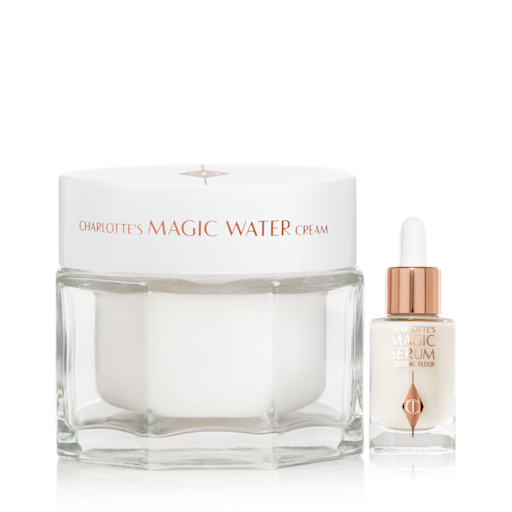 ZESTAW DO PIELĘGNACJI SKÓRY CHARLOTTE’S MAGIC SERUM & WATER CREAM DUO