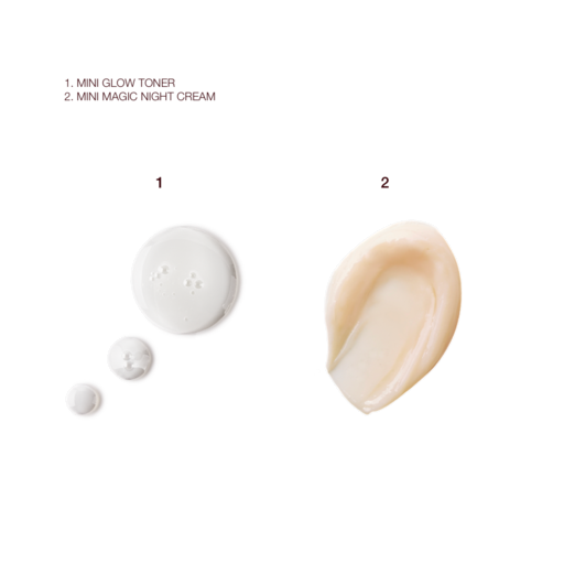 ZESTAW DO PIELĘGNACJI SKÓRY CHARLOTTE’S NIGHT-TIME GLOWING SKIN DUO