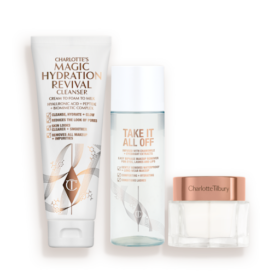 ZESTAW DO PIELĘGNACJI SKÓRY „CLEANSE, TAKE IT ALL OFF & GLOW SET”