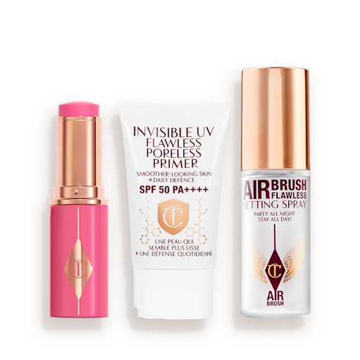 ZESTAW KOSMETYCZNY UNREAL BLUSH, PROTECT & SET TRIO